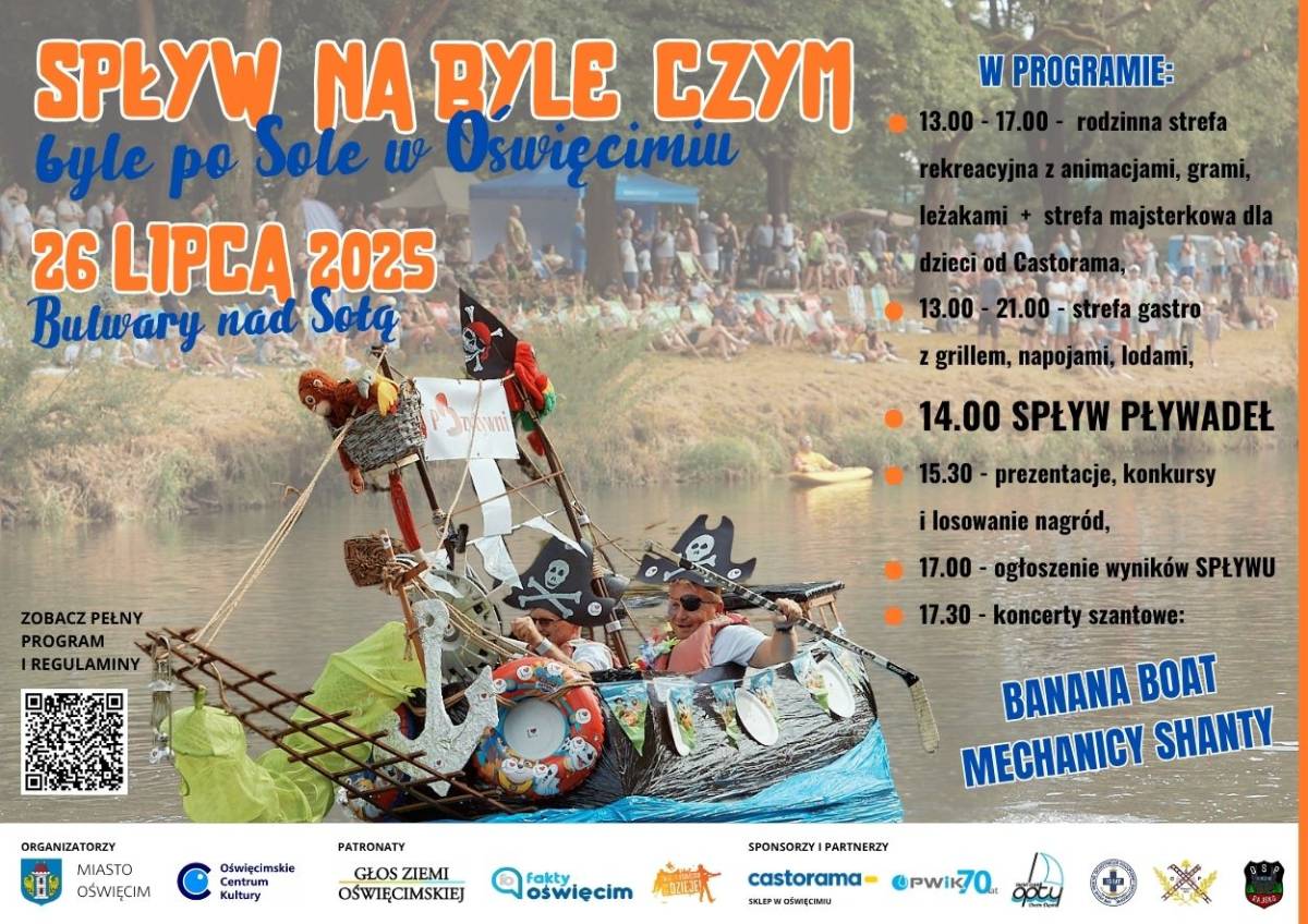 Spływ na byle czym - byle po Sole w Oświęcimiu - Oświęcim is happening here