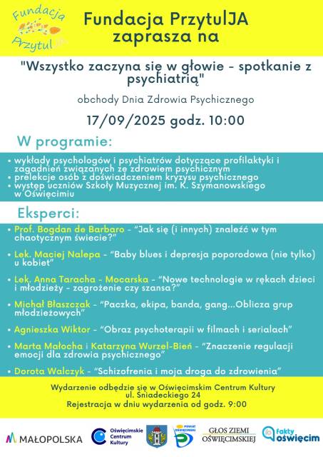 Wszystko zaczyna się w głowie – spotkanie z psychiatrią