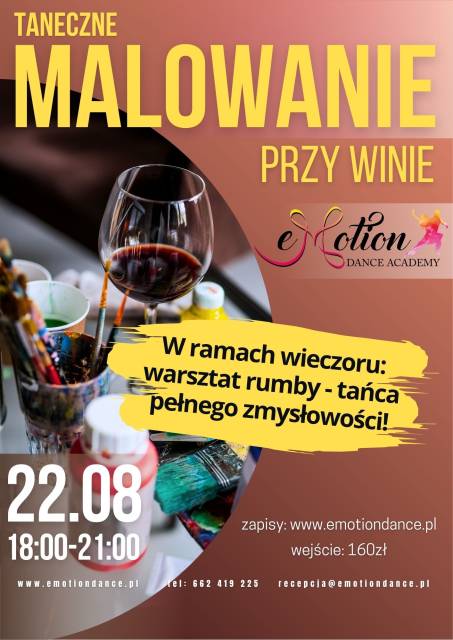 TANECZNE MALOWANIE PRZY WINIE 