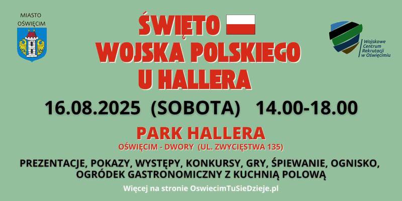 Oświęcim. Piknik wojskowy w Hallera. Moc atrakcji militarnych i dobra zabawa