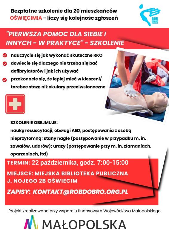 Praktyczne szkolenie z pierwszej pomocy