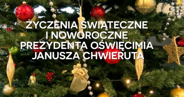 Oświęcim. Życzenia prezydenta Oświęcimia wideo