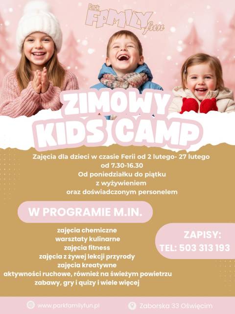 Zimowy Kids Camp- Ferie w Parku Family Fun