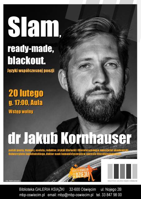 Slam, ready-made, blackout. Język współczesnej poezji.