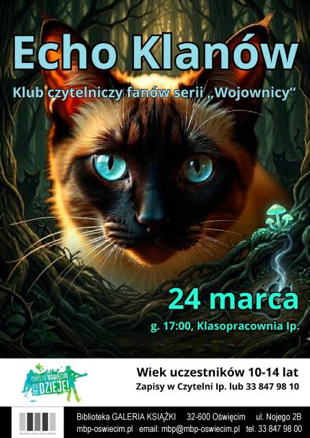 Edytuj Echo Klanów - klub czytelniczy fanów serii „Wojownicy”