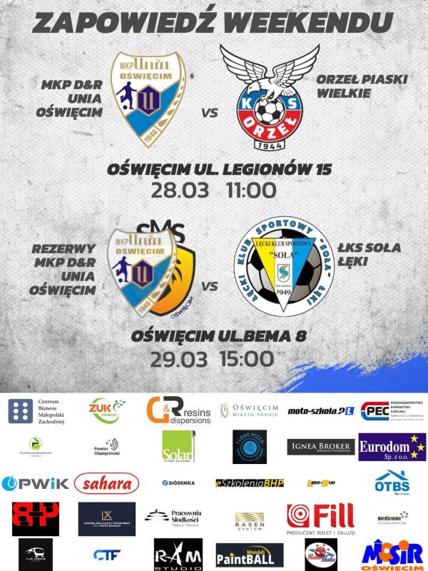 Meczowy weekend z MKP Unia Oświęcim