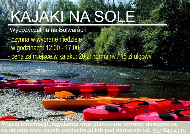 Kajaki na Sole