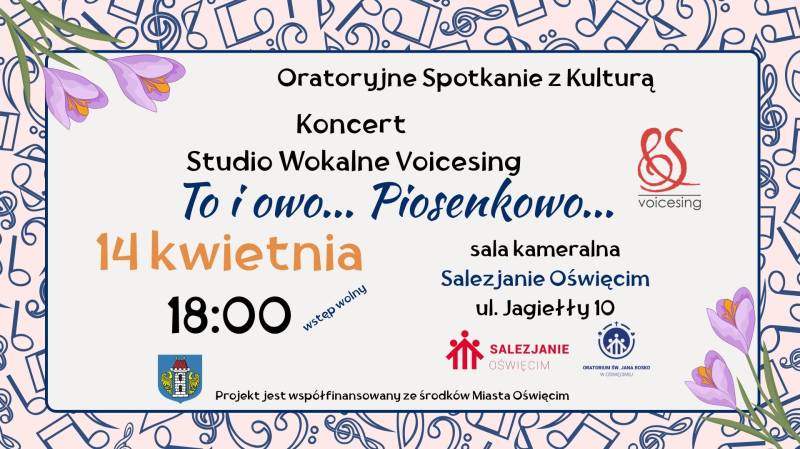 Koncert "To i owo... Piosenkowo..." - Oratoryjne Spotkanie z Kulturą