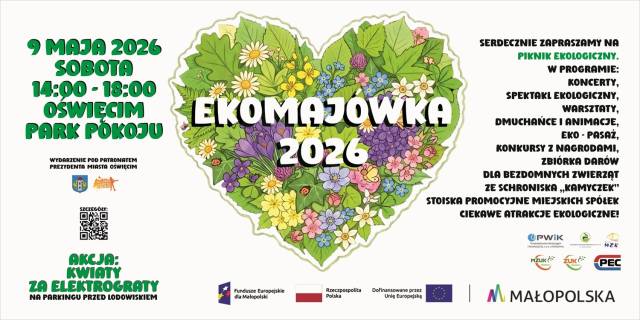 Ekomajówka w Parku Pokoju – już 9 maja