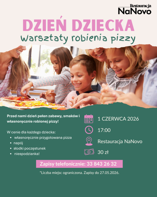 Dzień Dziecka w Restauracji NaNovo - warsztaty robienia pizzy!