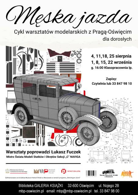 Męska jazda – cykl warsztatów modelarskich z Pragą-Oświęcim