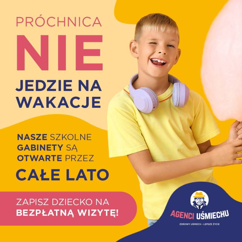 Oświęcim. Wakacje bez próchnicy. Zadbaj o zęby dziecka przed rozpoczęciem roku szkolnego