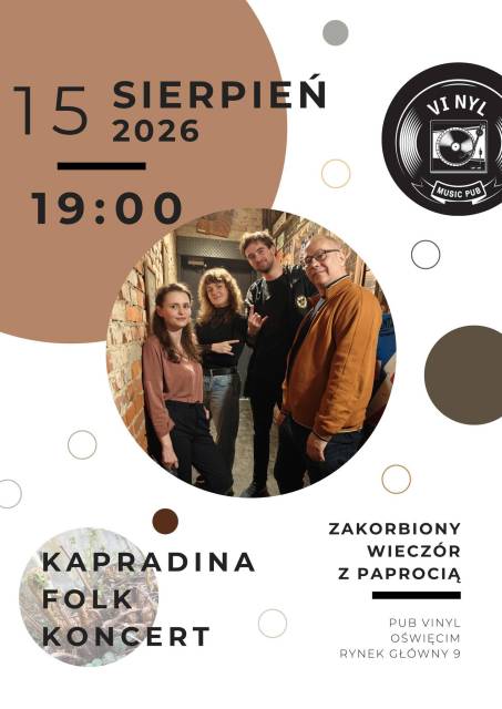 Kapradina @ Vinyl Music Pub Oświęcim