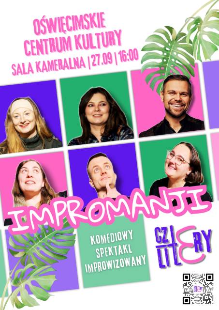 „Impromanji” – improwizowany spektakl komediowy w wykonaniu grupy „Cztery Litery”