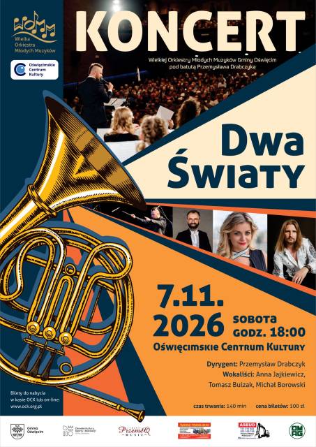 „Dwa światy” – koncert Wielkiej Orkiestry Młodych Muzyków Gminy Oświęcim