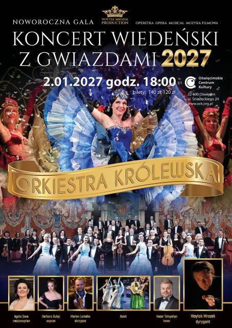 „Koncert Wiedeński z Gwiazdami 2027. Viva Wiedeń – Viva Broadway” - koncert noworoczny
