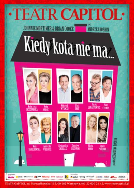 „Kiedy kota nie ma…” – spektakl komediowy z Teatru Capitol w Warszawie